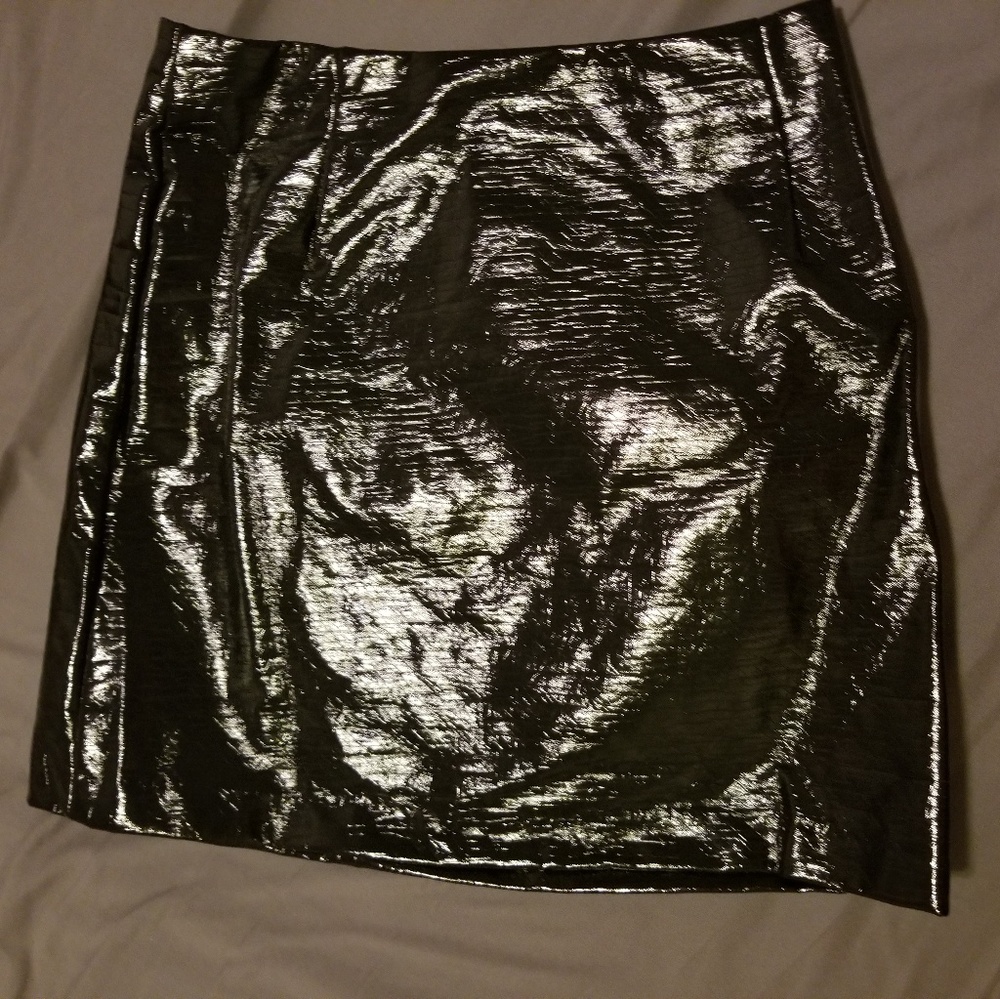 H&M Divided Pleather Skirt